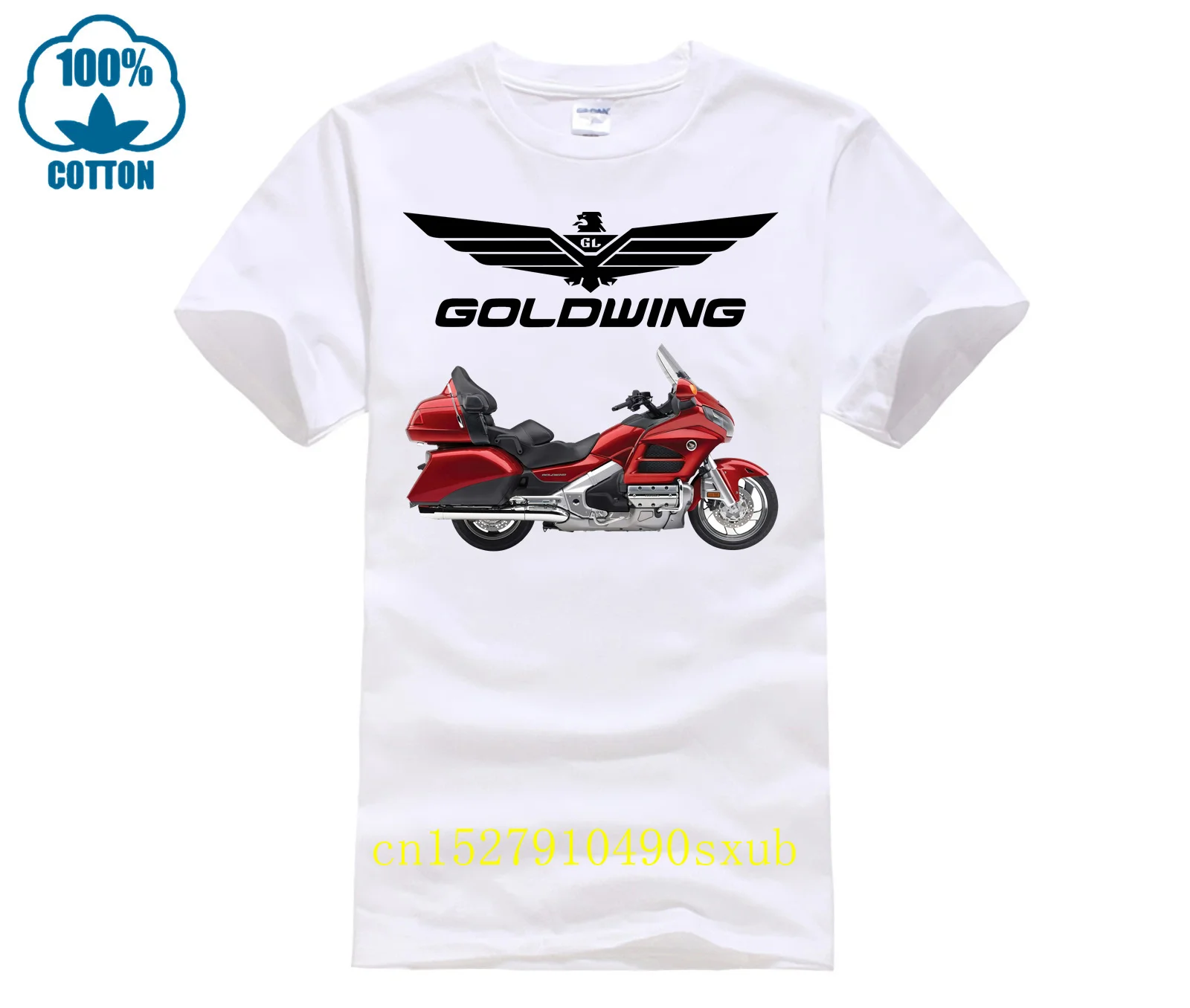 GOLDWING, MAROON GL1800, 2007 CLASSIC VINTAGE BIKER ENTHUSIAST T SHIRT