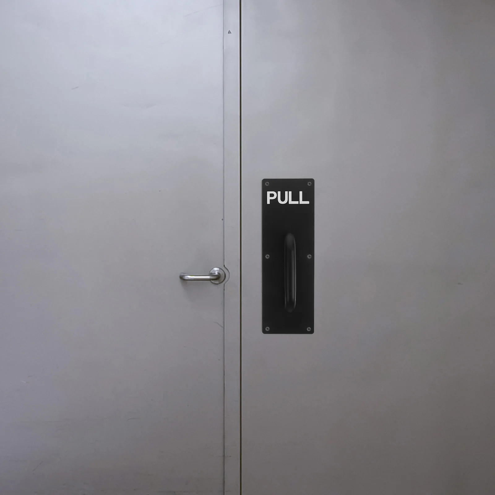 

2Pcs Stainless Steel Push Pull Door Handle Replacement for Fire Door Cabinet Sliding Doors Commercial Use Push Plate