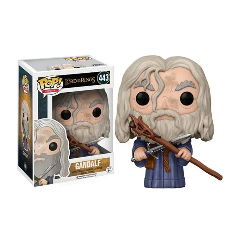 FUNKO POP The Lord Of  Gandalf 443# The Ring  Action Toy Figures 10cm Pvc Collection Vinyl Figure Doll Model Toys for Children