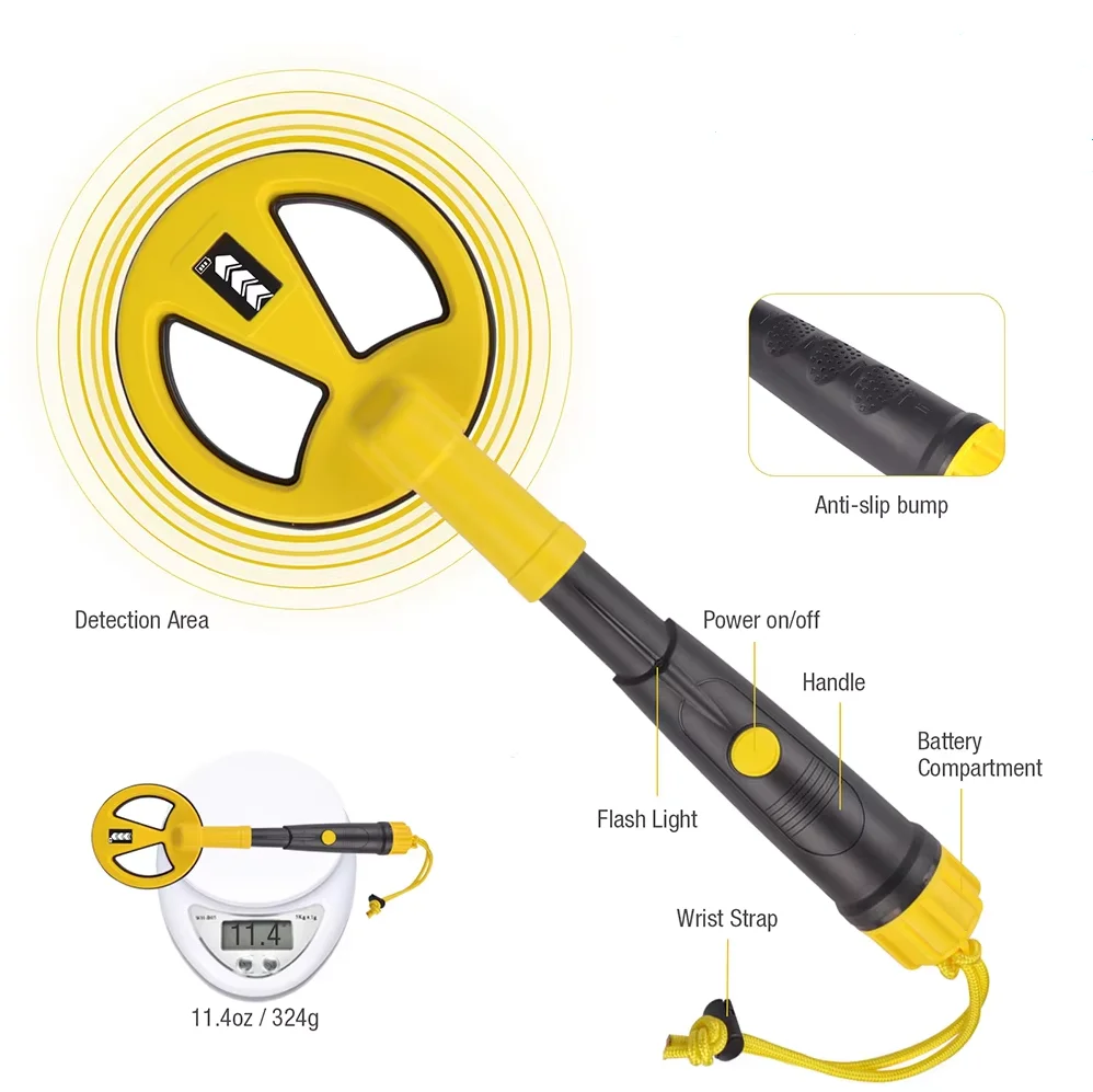 Detector de Metales Subacuático Completamente Impermeable MD-790, Detector de Metales de Precisión, Detector de Metales IP68, Máquina Detectora de Oro