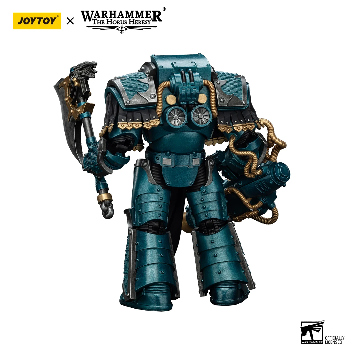 

JOYTOY Warhammer 40K 1/18 Action Figure Alpha Legion Lernaean Terminator with Conversion Beam Cannon