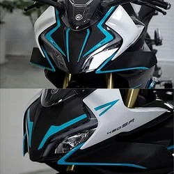 For CFMOTO 450SR Motorcycle Reflective Front Fairing Sticker Decoration Stripe Decal Accessories Waterproof Head Windshield