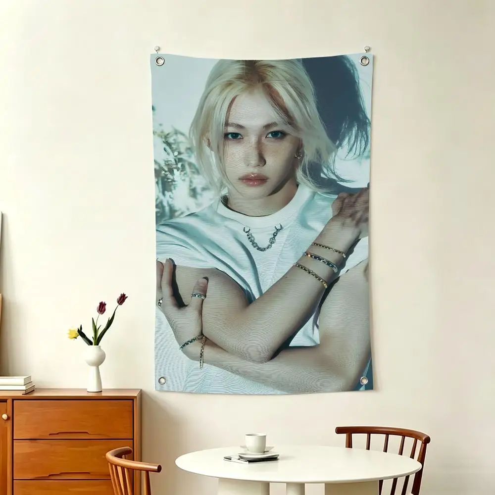 Male Idol F-Felix Flags Home Decor Wall Hanging Vertical Flags Indoor Outdoor
