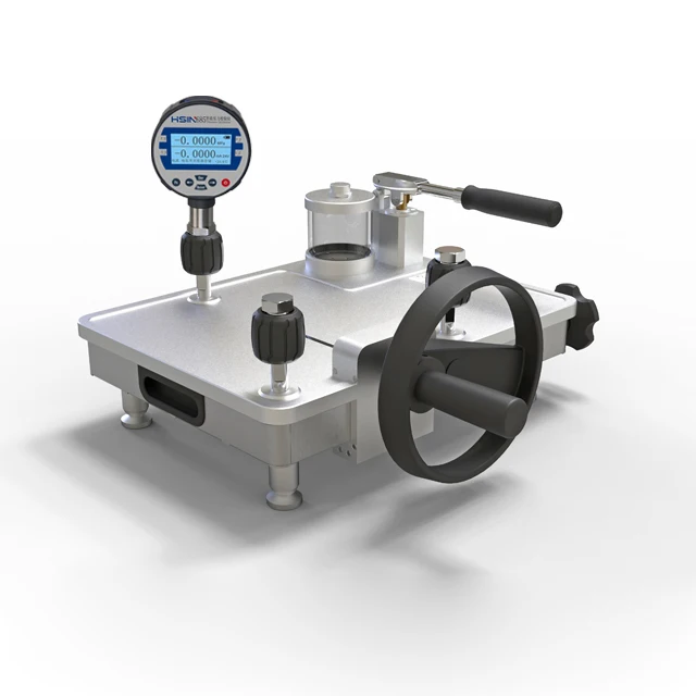 Calibration Laboratory HSIN611 Bench Hydraulic Pump 70/100 MPa Water Portable Pressure Calibration Hand Pump