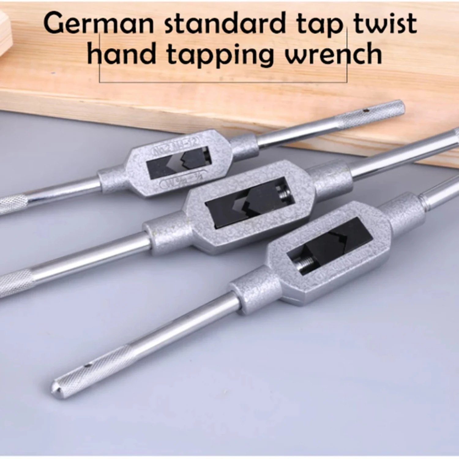 Steel Thread Tap Handle - Adjustable Precision Tapping - Superior Reamer Tools - Optimal Results - M1-8/M1-10/M1-12 Tap Wrench H