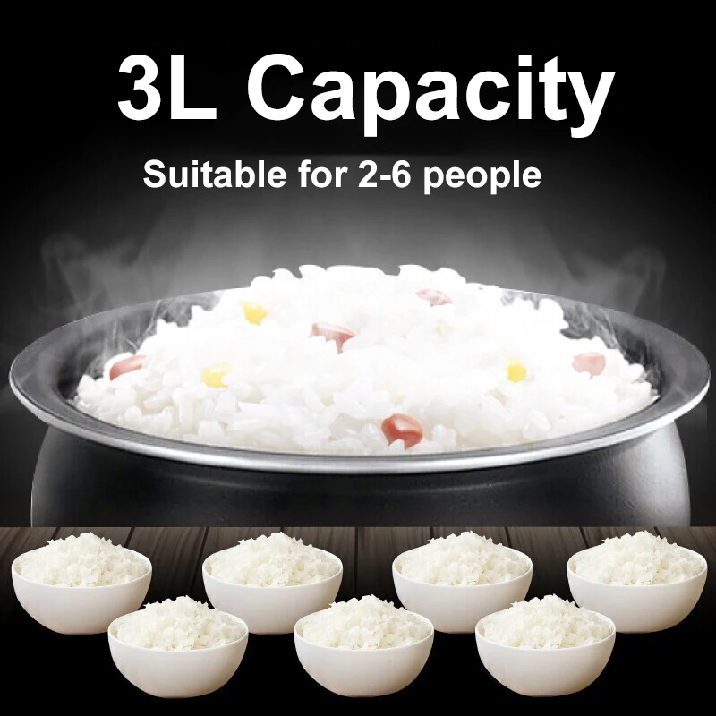 SUPOR IH Rice Cooker Multifunctional 3L Electric Cooker Household High Quality Kitchen Appliance Non-Stick Pan For 2-6 People