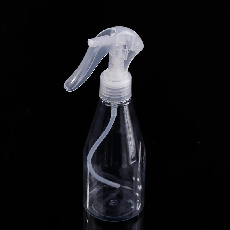 Botella de Spray de belleza de 200ml, botellas vacías para peluquería, pulverizador de agua para plantas de mascotas, herramientas de estilo de cabello transparente para el hogar