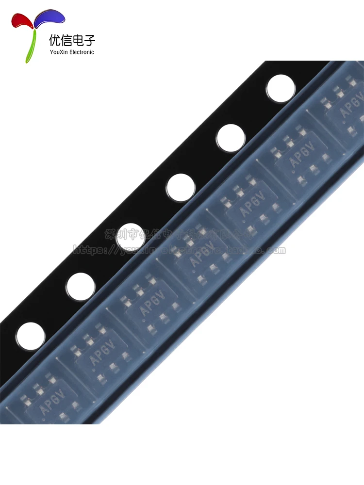 5PCS original MCP4725A1T-E/CH SOT-23-6 12-bit single-output DAC-chips