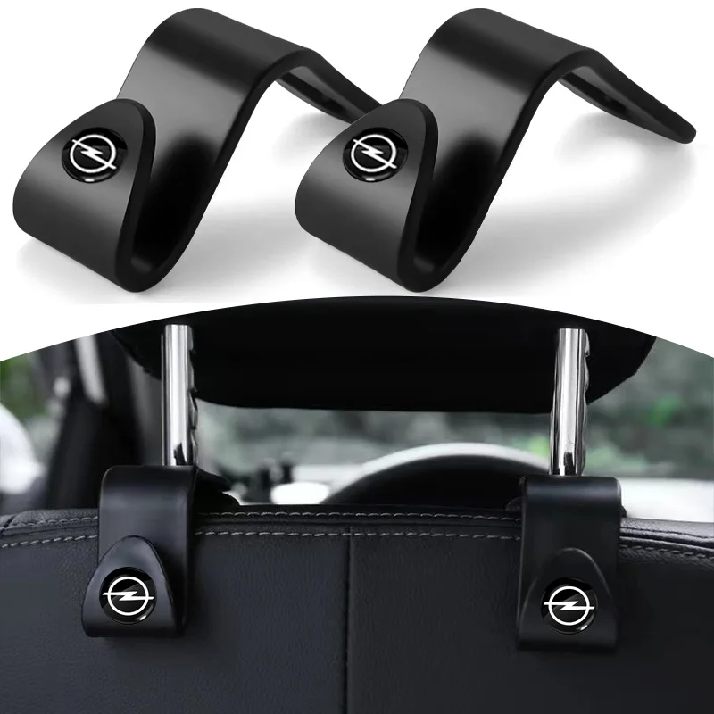 2 Pcs Portable Car Seat Backrest Hooks Car Seat Headrest Hook For Opel Astra G H J F K Insignia Vectra C D Zafira B Antara Corsa