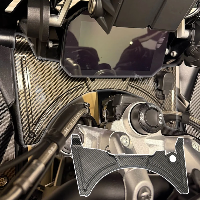Carbon black Forkshield Updraft Deflector Cockpit Fairing For BMW R1250GS R1200GS R 1200GS LC ADV R 1250 GS Adventure 2014-2023