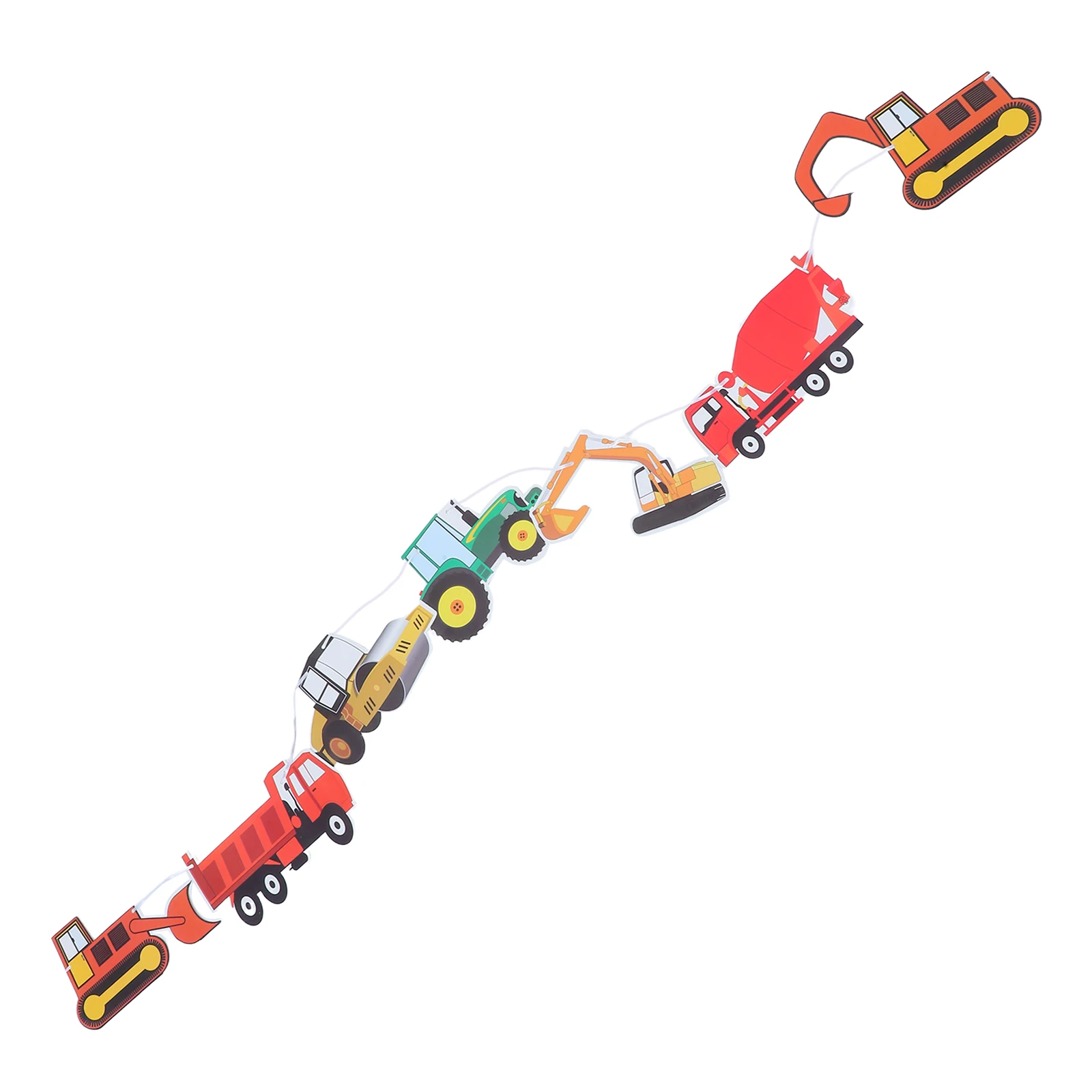 

Truck Excavator Transport Vehicle Decorations Cars Party Supplies Birthday Banner Non Toxic Premium Paper Chic Design