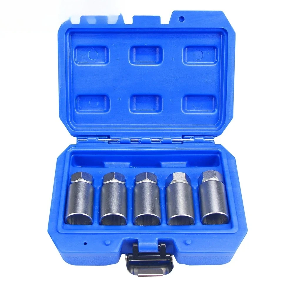 Juego de 5 llaves de seguridad para ruedas A B C D E y herramienta de extracción de tuercas antirrobo con llave de vaso para Tesla Model 3, Model Y, Model X