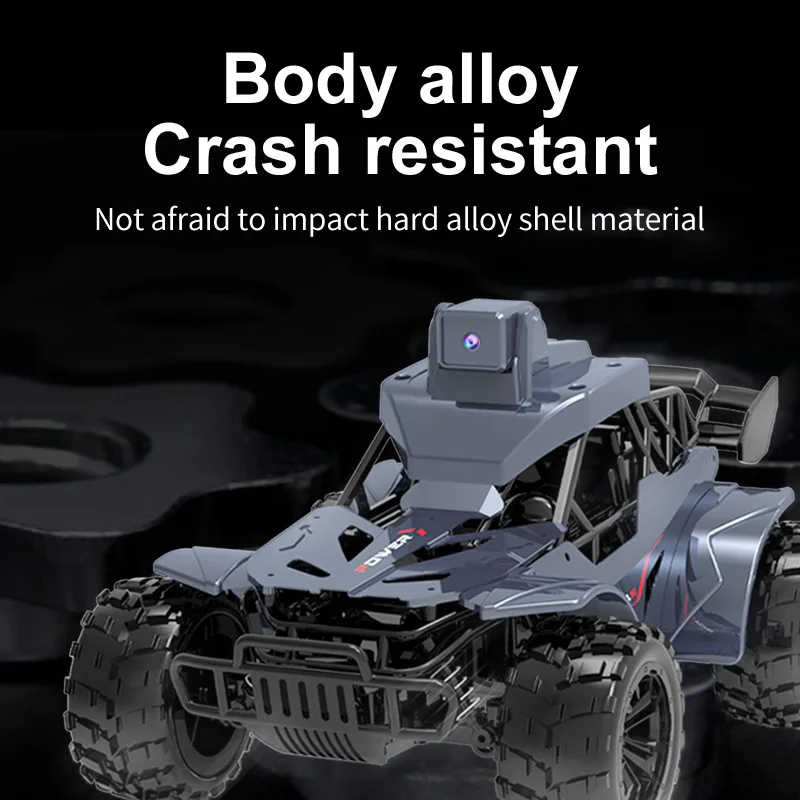 Rc Car With Camera Live Video On Lcd Remote Fpv Real Time Transmission Take Photos Videos Voice Chat 2.4g For Kids Adults