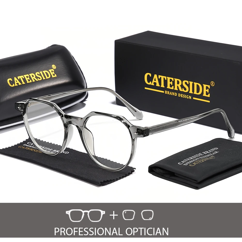 CATERSIDE Minimalist Women's Optical Glasses Reading Home Customized Prescription Eyeglass Men's Daily Decorative Eyewear - Image 2
