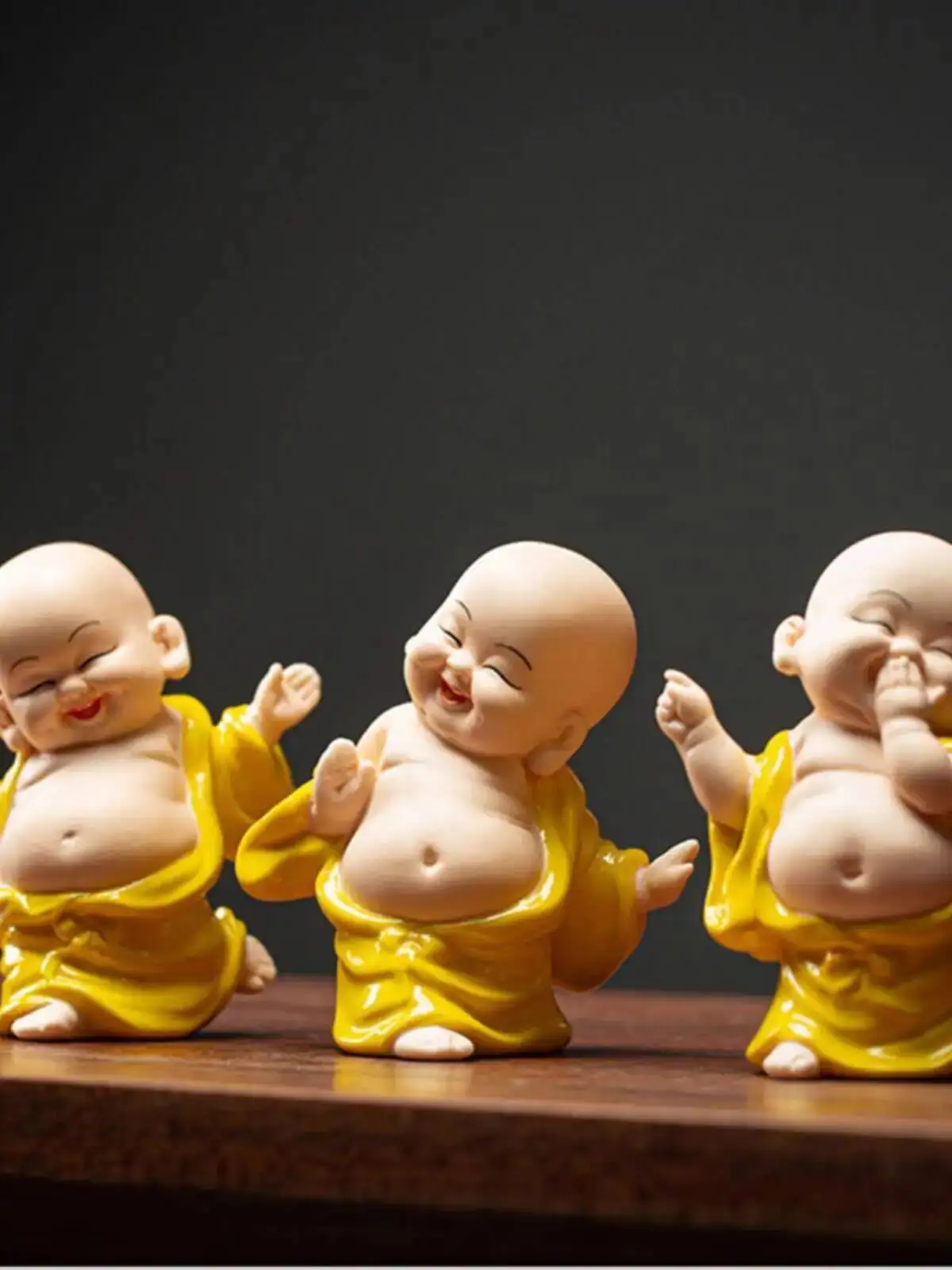 

Украшения для чайных домашних животных в стиле дзен, керамические украшения для чайного стола Майтрейи Будды ручной работы с улыбающимся Буддой, аксессуары для чайной церемонии