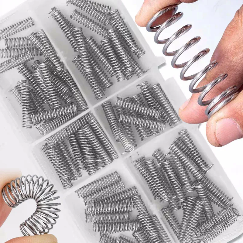 Compression Springs Assortment Kit,Stainless Steel Springs for Shop and Home Repairs in Individual Boxes
