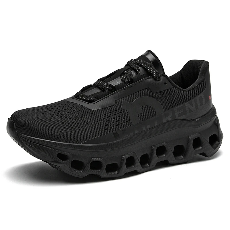 Zapatillas para correr al aire libre para hombre, calzado informal con amortiguación, marca de lujo, zapatos básicos para caminar, tendencia de