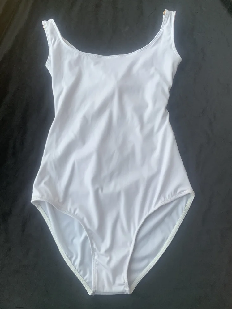 Solid Color Backless Sleeveless Ballet Dance Romper for Women, Slim Fit Bodysuit for Stage Performance and Daily Practice