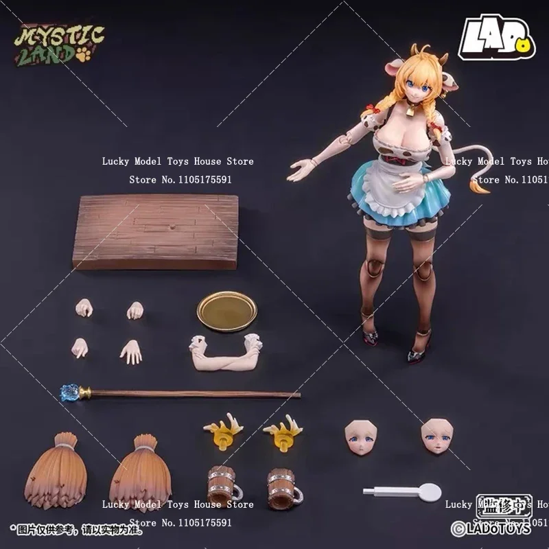 LADoTOYS Magic Mystic Land 1/12 Scale Beer Girl Cosplay ERA-003 Daisy Taurus Mobile Suit Girl 6inch Full Set Soldier Model Doll