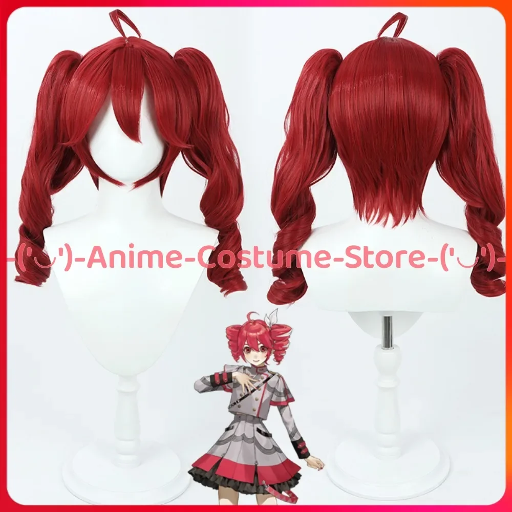 

Synthesizer V Kasane Teto Cosplay Wig Ponytails Anime Game Character Halloween Carnival Party Costume Wigs Heat Synthetic Hair