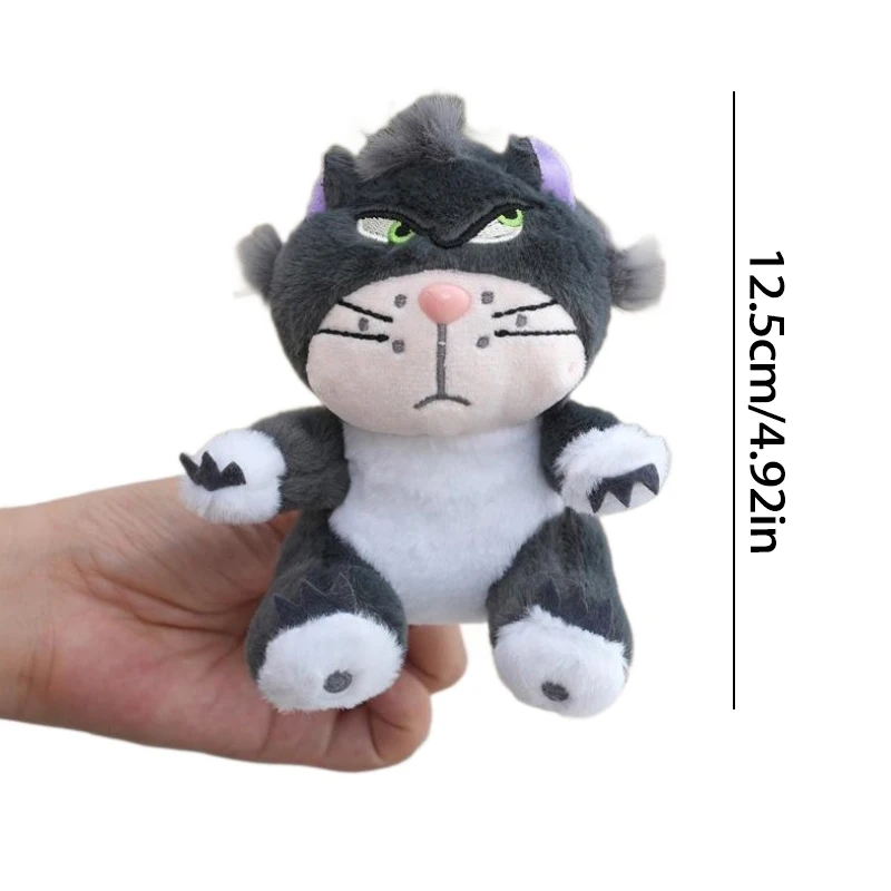 Disney Lucifer the Cat Plush Toy Cartoon Doll Keychain Bag Pendant Funny Toy Doll Children's Birthday Christmas Gift