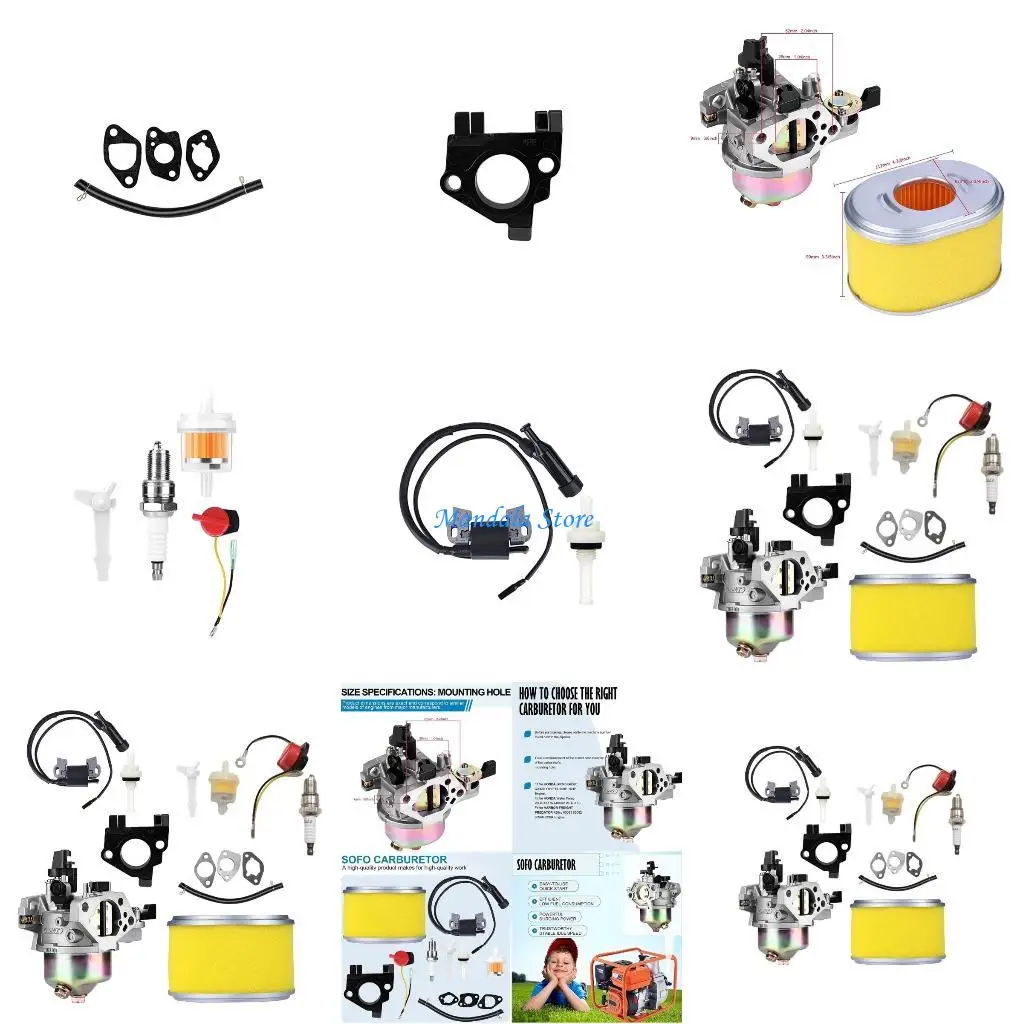 

U2JC For GX340 GX360 GX390 GX420 11HP 13HP Engine Generator Lawn Mower Carburetor