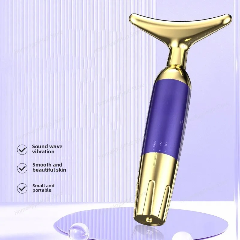Vibrating Neck Beauty Device, Home-Use Facial Lifting Beauty Instrument, Neck Firming Care Massager Body Care Tool Beauty Health