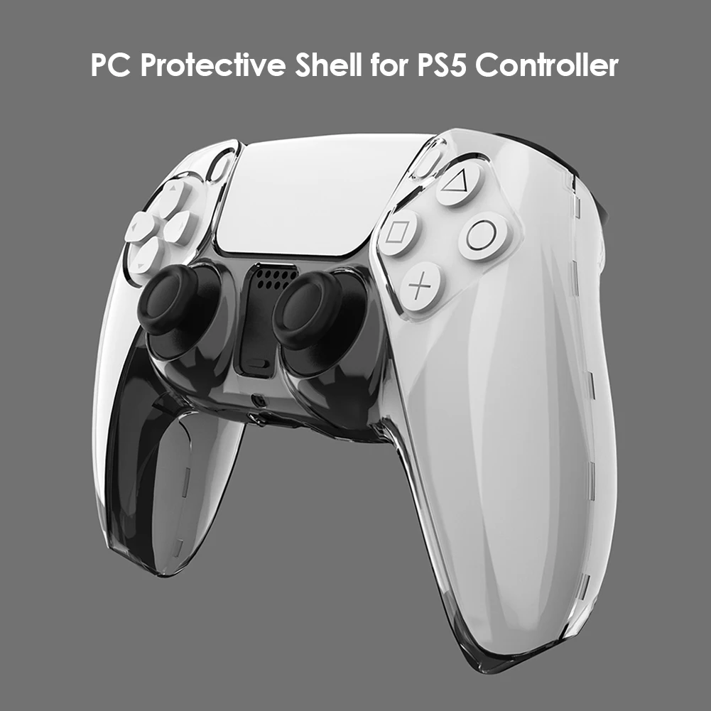 Electronic Machine Accessories Clear PC Cover Ultra Slim Protector Case for PS5 Controller for PS5 DualSense