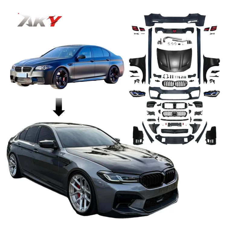 

Factory Sale for BMW 5series Body Kit F10 F18 2010-2017 Upgrade to G30 M5 CS 2023 Style Hood Fender Easy Install