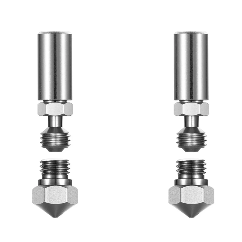 1Set MK10 All Metal Hotend Kit 0.4Mm MK10 Nozzle Thermal Barrier Throat Tube for Wanhao &I3 Connector for 3D Printer