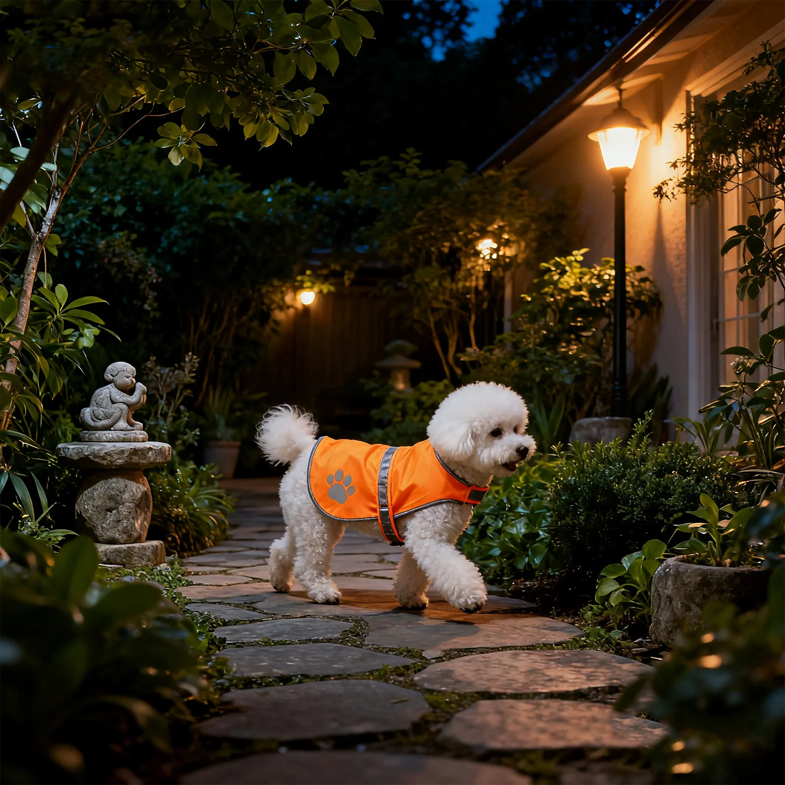 

Pet Reflective Vest Fluorescent Orange Adjustable Breathable Dog Safety Gear For Outdoor Running Hunting Small