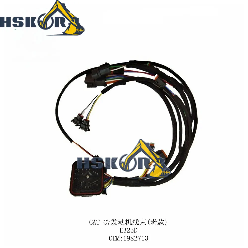 

TOSD-28-008 Wiring Harness For Caterpillar C7 Engine For Excavator Models E325D E329D 198-2713 Parts For Construction Machinery
