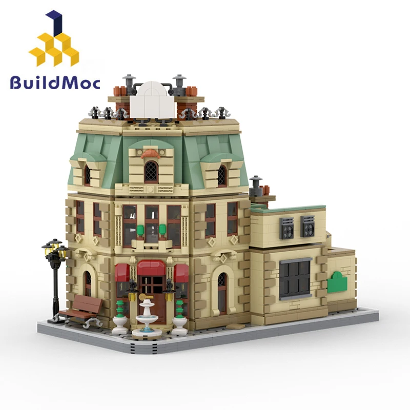 

Buildmoc Ideas Gusteau's Famous Mouse Restaurant MOC Set Building Blocks Kits Toys for Children Kids Gifts Toy 2986PCS Bricks