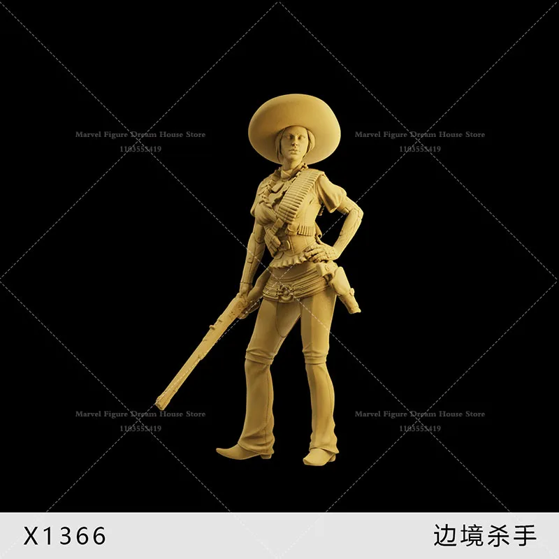 1/64 1/43 1/35 مقياس مصغر المشهد دمية الغرب المتوحش القاتل الأحمر الهندي المحارب باونتي هنتر غير معلمة الأبيض فتاة صغيرة الشكل