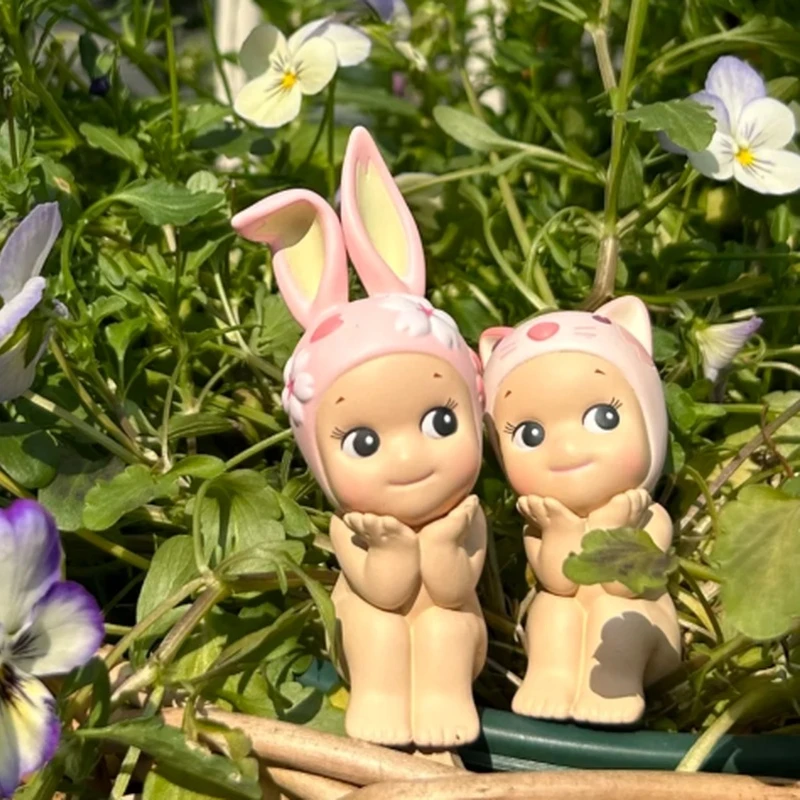 Genuíno sonny anjo flor de cerejeira hanami série caixa cega coleção mini figura bonito desktop deco criança aniversário presente personalizado