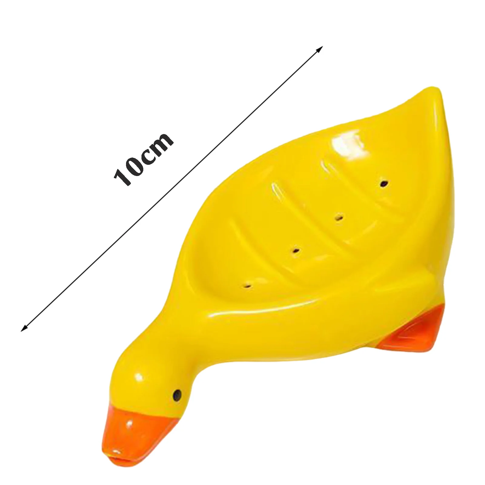 Portable Duck Shape Soap Dish Case Drain Rack Shower Soap Holder Waterproof Non-slip Soap Dish for Bathroom Kitchen Counter