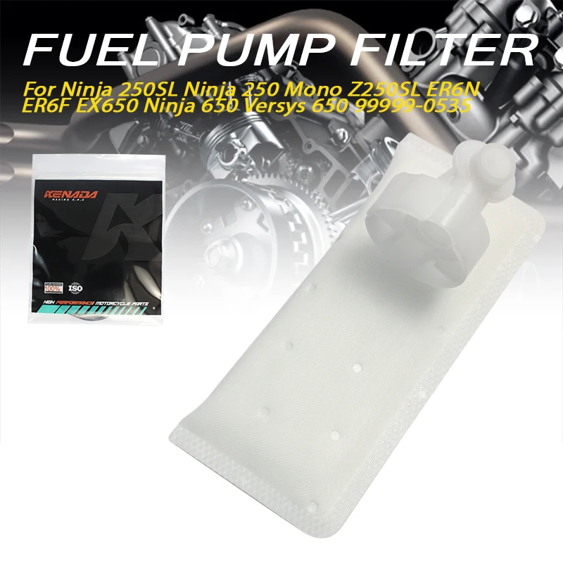 

Fuel Pump Filter Strainer 99999-0535 For KLX300R KX450F/250F BX250 Versys KLE650 ER650/6N/6F KLE650A/C Ninja650r 400R EX400/650