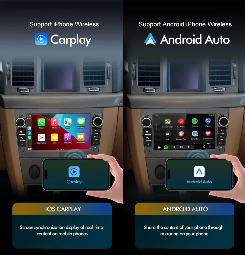 Carplay autoradio Android per Opel Astra H J 2004 Vectra Vauxhall Antara Zafira Corsa C D Vivaro Meriva Veda Multimedia Player