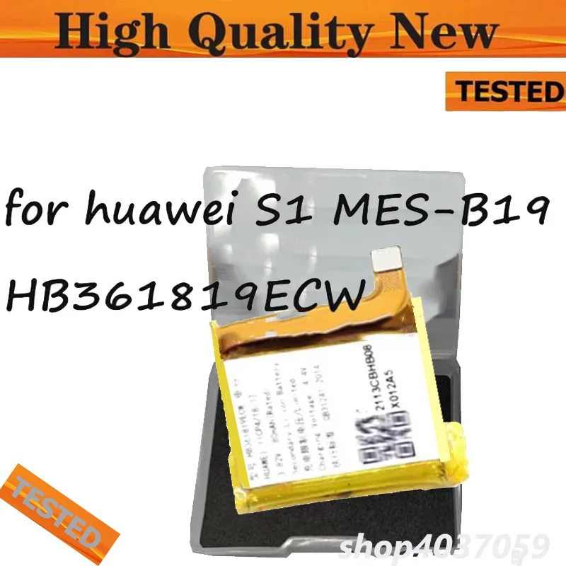 800mAh Battery For Huawei Watch Honor S1 MES-B19  HB361819ECW Replacement