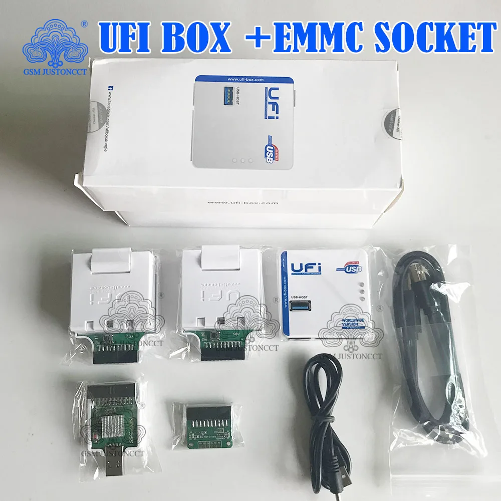 2022 New original UFI Box / Ufisocket Support FBGA 153/169/162/186/221/254 for EMMC Service Tool repair,resize,format,erase