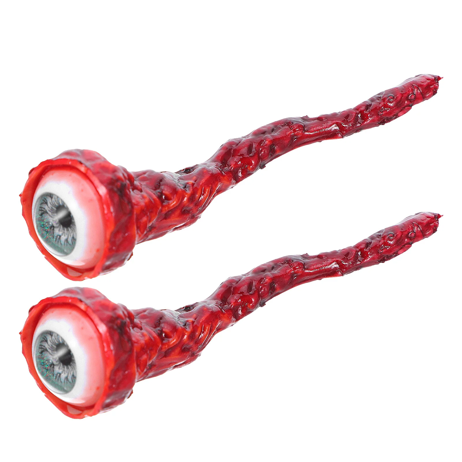 

2pcs Fake Eyeball Halloween Props Realistic Latex Eyes Scary Horror For Party Decor Home Office Haunted Festival Gathering