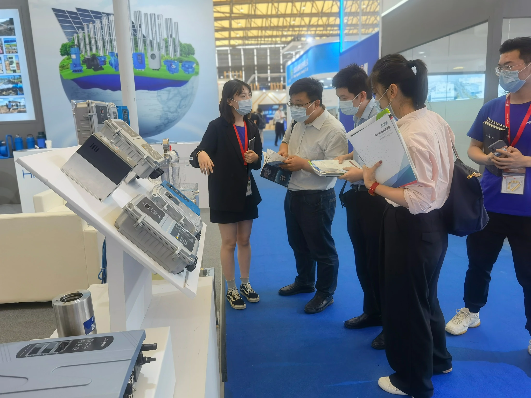 التيار المتناوب/تيار مستمر 72 فولت 1 حصان 3 بوصة مضخة معززة بالطاقة الشمسية تيار مستمر مضخة مياه الري الغاطسة للزراعة #6