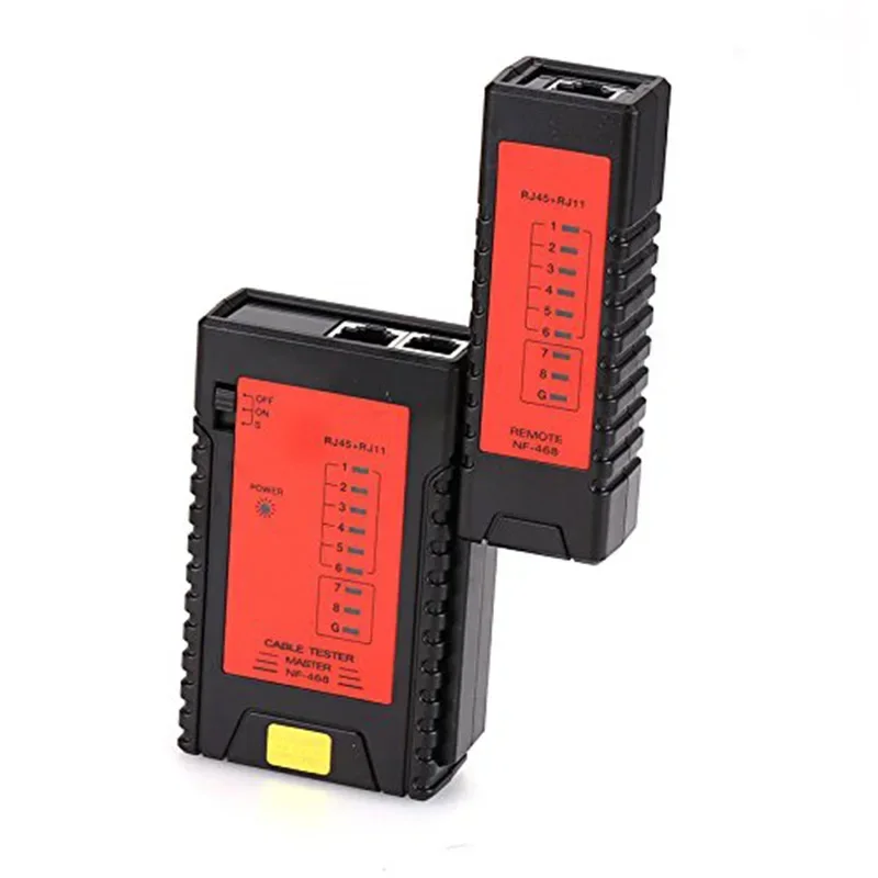 Hot Selling NF-468 Ethernet LAN Network Cable Tester RJ45 POE RJ11 Telephone Phone Wire Tracker Diagnose Tone Tracer