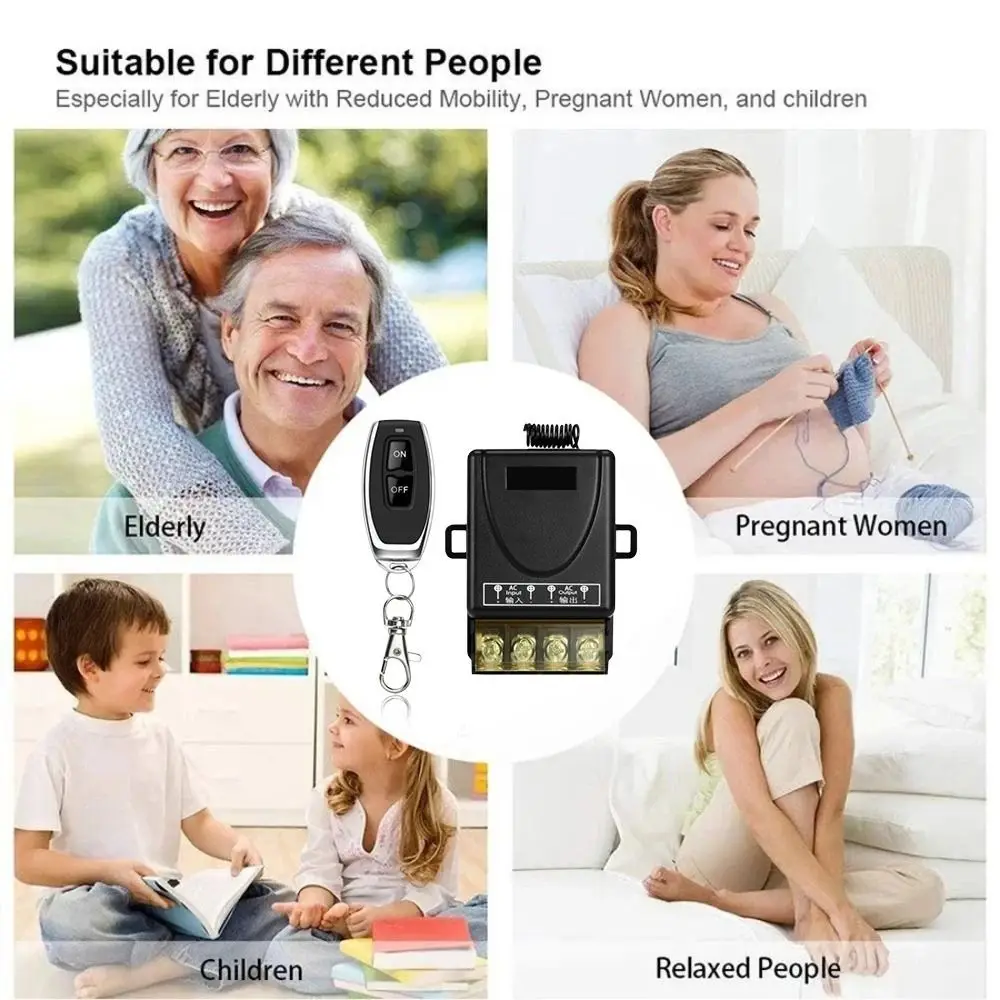 433 ميجا هرتز مفتاح التحكم عن بعد 8 فولت-72 فولت عالية الطاقة على إيقاف جهاز التحكم عن بعد الارسال متعدد الوظائف مريحة مفتاح ذكي