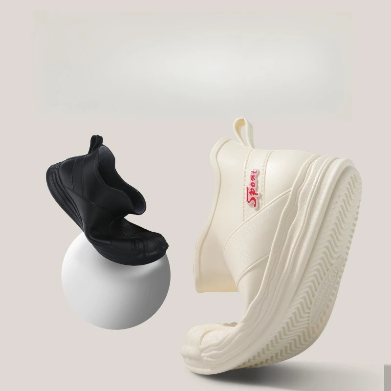 

New High Top Waterproof Cotton Shoes for Women Plus Velvet Warm Waterproof Cotton Boots Rain Boots