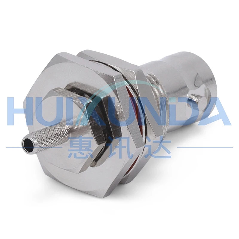 BNC-C-KY-1.5 BNC female nut wall crimp 50-1.5/RG316 wire 17 hexagonal connector KY3