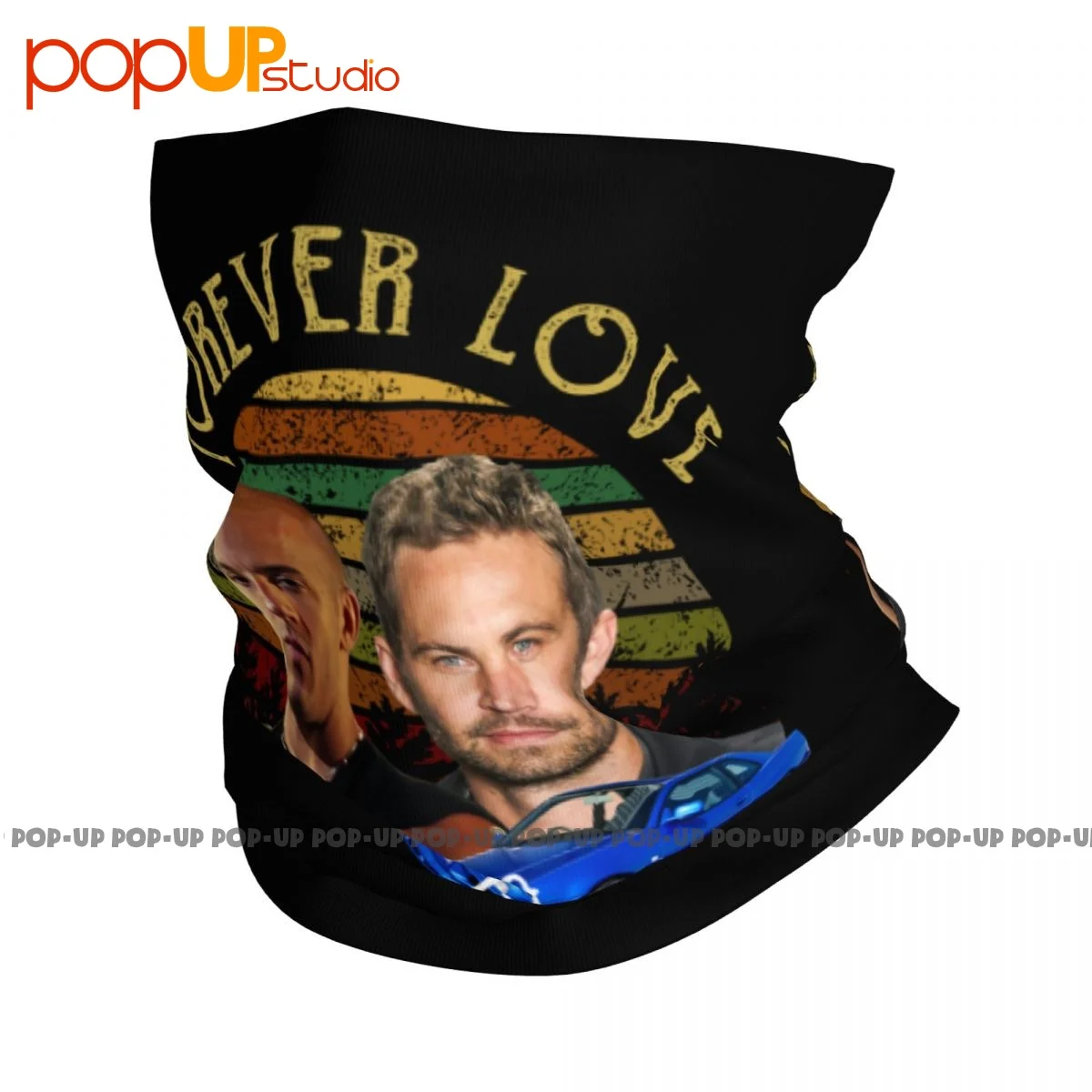 Dominic Toretto And Brian Oconner Fast And Furious P-174 Neck Gaiter Bandana Scarf Face Mask