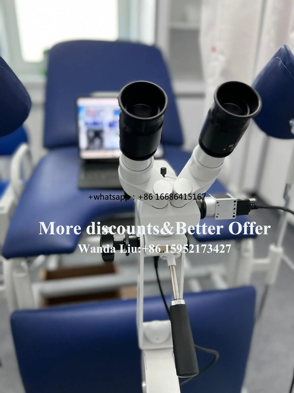 Hospital Gynecology Equipment 2.1MP Resolution 30X Optical Magnification Kernel Medical KN-2200B