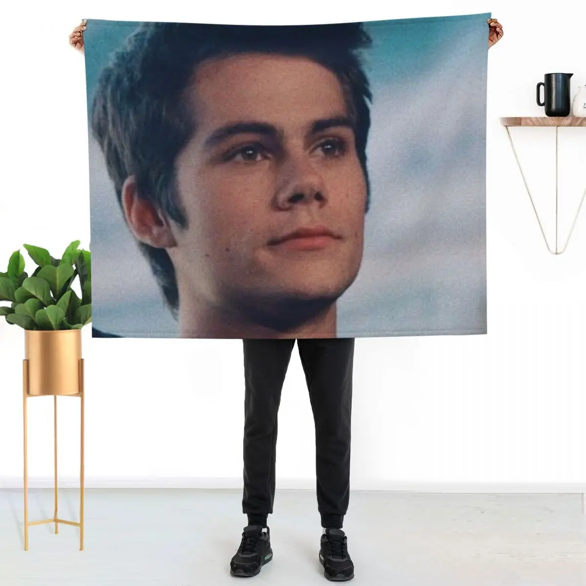 dylan obrien Throw Blanket Blankets For Baby Cute Plaid Travel Bed covers Stuffeds Beautifuls Blankets