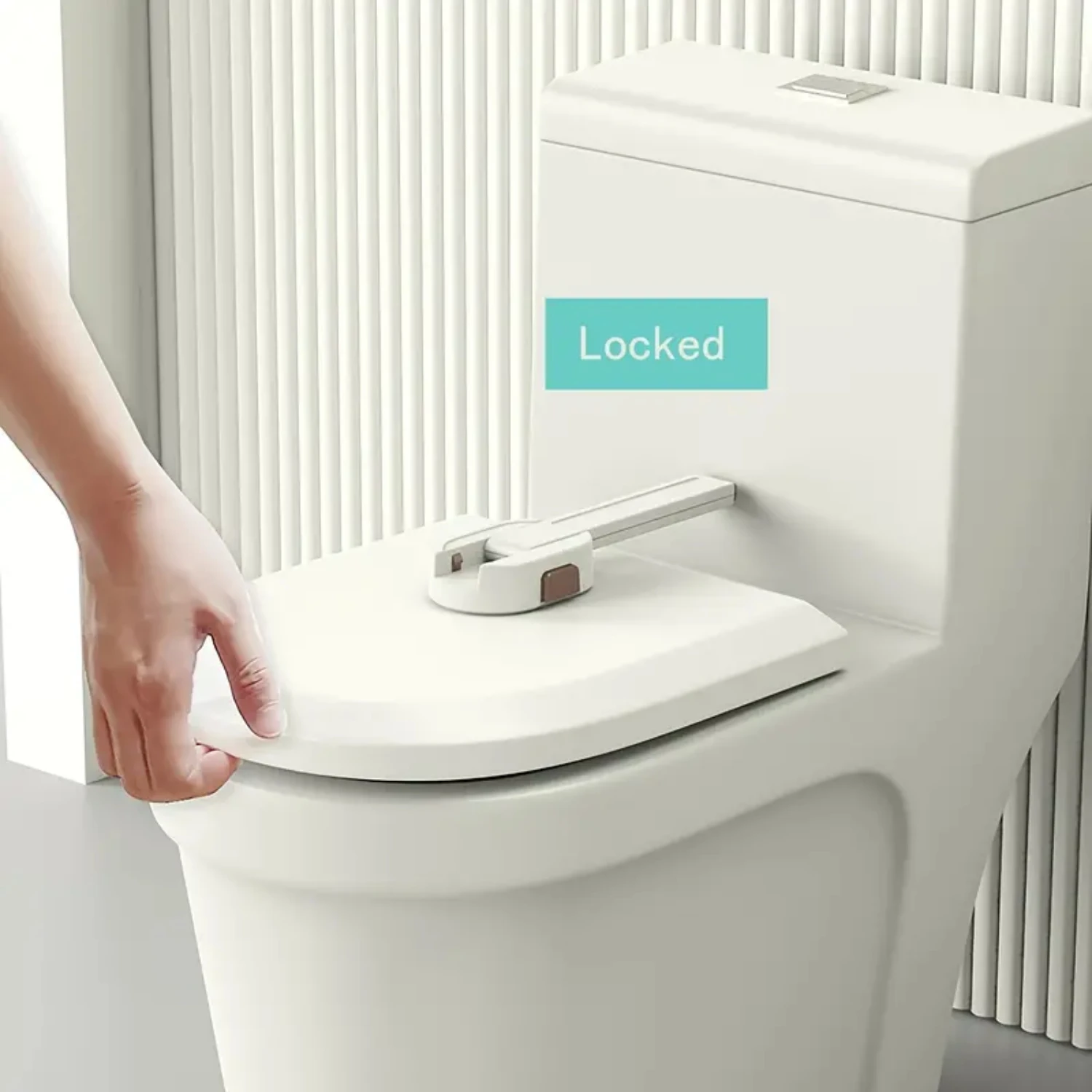 Toilet lock baby anti-open toilet lid lock cat dog anti-open toilet child safety lock Child safety Child safety lock cabinet